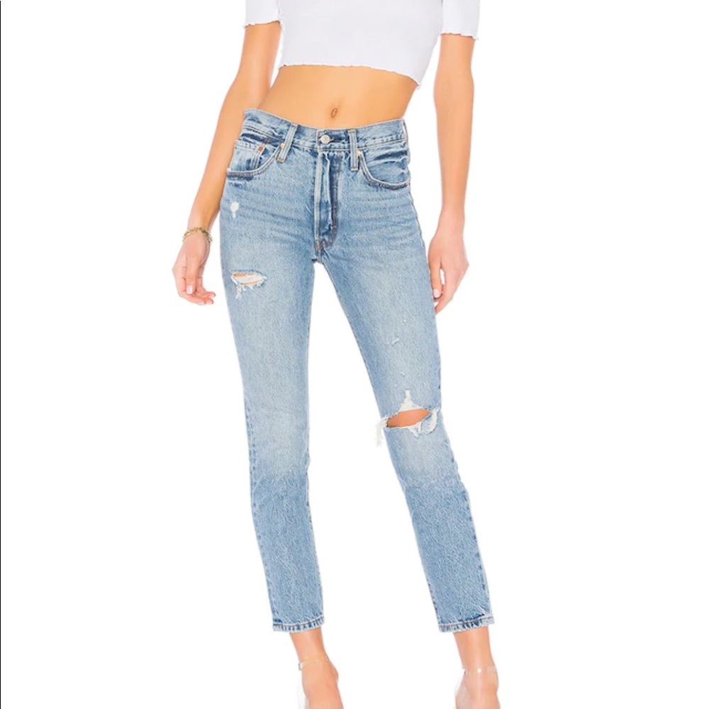 Sold! Levi’s 501 Icon Button Fly High Rise Premium Jean - Picture 1 of 8